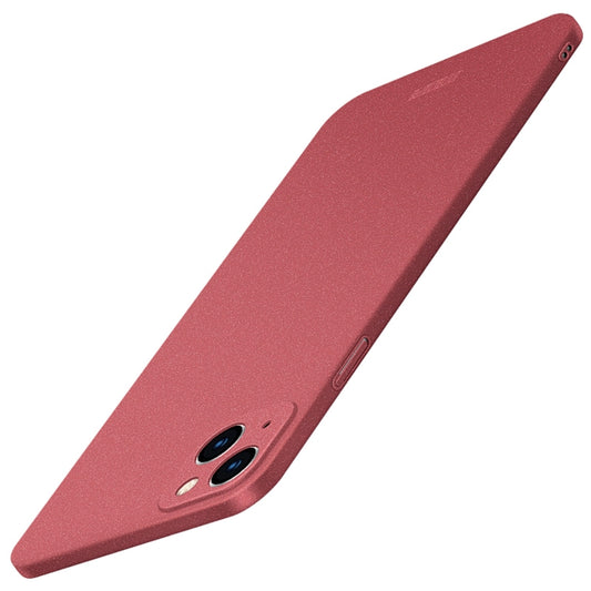 For iPhone 13 MOFI Fandun Series Frosted PC Ultra-thin All-inclusive Protective Case(Red) - iPhone 13 Cases by MOFI | Online Shopping UK | buy2fix