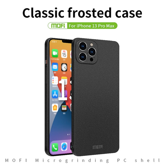 For iPhone 13 Pro Max MOFI Fandun Series Frosted PC Ultra-thin All-inclusive Protective Case (Green) - iPhone 13 Pro Max Cases by MOFI | Online Shopping UK | buy2fix