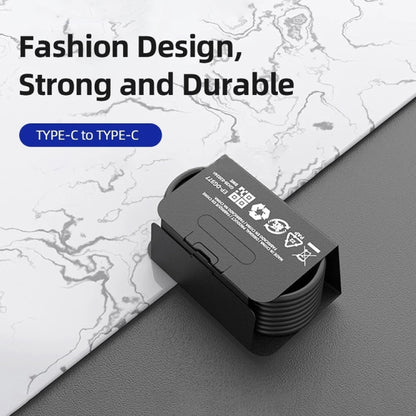 XJ-70 45W 5A USB-C / Type-C to Type-C Super Fast Charging Cable, Length: 1m by buy2fix