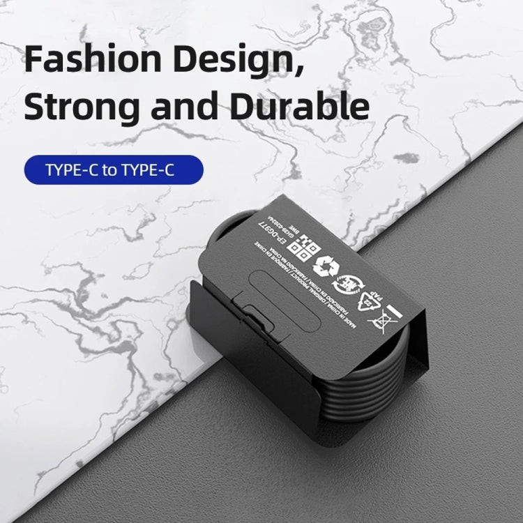 2 PCS XJ-70 45W 5A USB-C / Type-C to Type-C Super Fast Charging Cable, Length: 1m by buy2fix