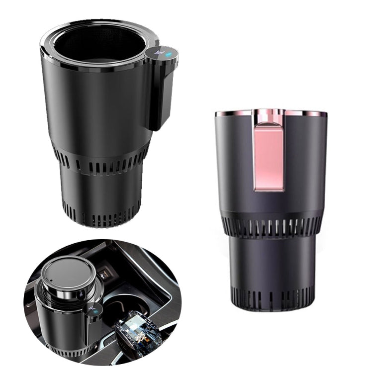 2-in-1 Smart Car Cup Cooler Outdoor Travel Heater Portable Auto Mini Refrigerator 12V Cooling Heating Cup and Drink Holder(Purple) - Stowing Tidying by buy2fix | Online Shopping UK | buy2fix