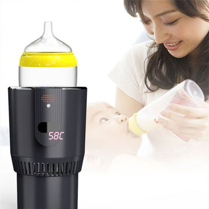2-in-1 Smart Car Cup Cooler Outdoor Travel Heater Portable Auto Mini Refrigerator 12V Cooling Heating Cup and Drink Holder(Purple) - Stowing Tidying by buy2fix | Online Shopping UK | buy2fix