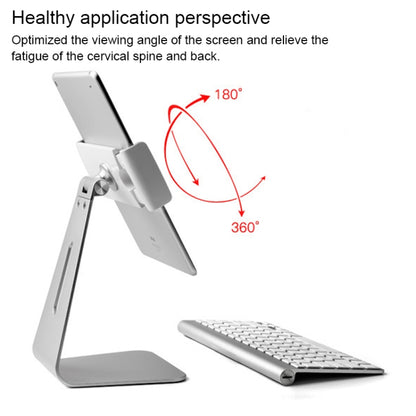 AP-7S 7-13 inch Universal Tablet PC Aluminum Alloy 360 Rotation Desktop Stand - Laptop Stand by buy2fix | Online Shopping UK | buy2fix