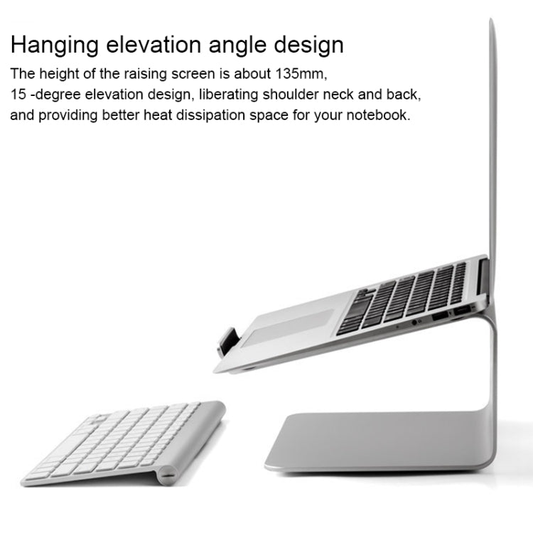 AP-2 Aluminum Alloy 360 Degrees Rotation Adjustable Laptop Stand for 11-17 inch Notebook - Laptop Stand by buy2fix | Online Shopping UK | buy2fix