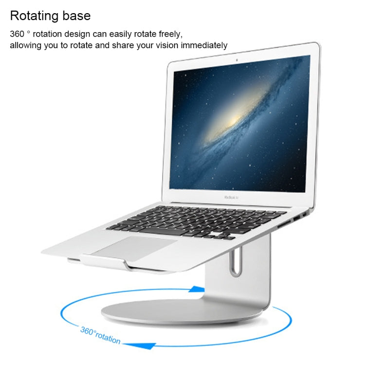 AP-2S Aluminum Alloy Laptop Stand 360 Degrees Rotating Radiator - Laptop Stand by buy2fix | Online Shopping UK | buy2fix