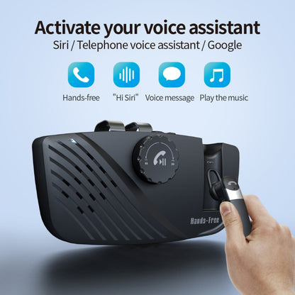 SP16 Car Speaker Bluetooth Headset Kit Privacy Call Visor Handsfree Phone Headset Wireless Car Audio - Bluetooth Car Kits by buy2fix | Online Shopping UK | buy2fix