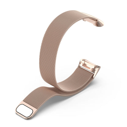 Milano Magnetic Metal Watch Band for Fitbit Charge 5(Champagne Gold) by buy2fix