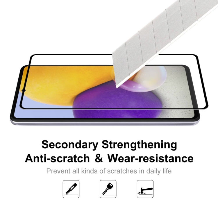 For Samsung Galaxy A72 4G ENKAY Hat-Prince Full Glue Tempered Glass 6D Full Coverage Anti-scratch Protector - Galaxy Tempered Glass by ENKAY | Online Shopping UK | buy2fix