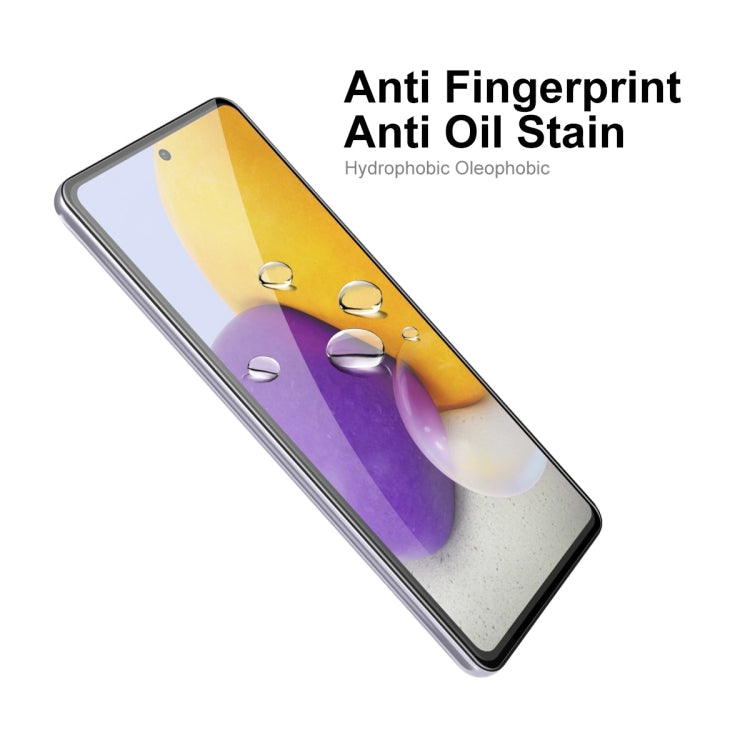 For Samsung Galaxy A72 4G ENKAY Hat-Prince Full Glue Tempered Glass 6D Full Coverage Anti-scratch Protector - Galaxy Tempered Glass by ENKAY | Online Shopping UK | buy2fix