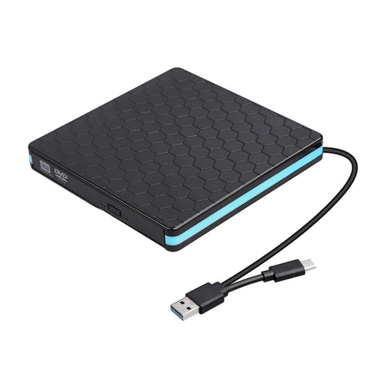 Universal Optical Drive Type-C USB 3.0 External DVD/CD/VCD Burner RW SVCD Drive Player - Rewritable Drive by buy2fix | Online Shopping UK | buy2fix