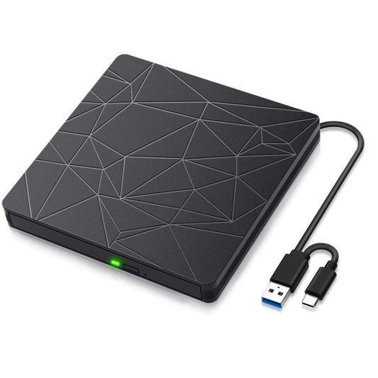 USB 3.0 Type-C DVD Drive Driverless High Speed Read Write Recorder CD Burner External DVD-RW Player - Rewritable Drive by buy2fix | Online Shopping UK | buy2fix