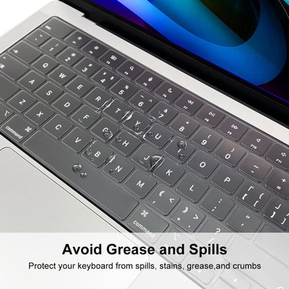 ENKAY Ultra Thin Soft TPU Laptop Keyboard Protector Film For MacBook Air 13.6 2022/2024 A2681 (M2) / A3113 (M3), Version:EU Version - Keyboard Protector by ENKAY | Online Shopping UK | buy2fix