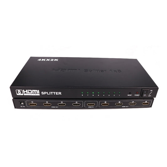 1 x 8 4K x 2K 3840*2160/30HZ HDMI Splitter - Splitter by buy2fix | Online Shopping UK | buy2fix