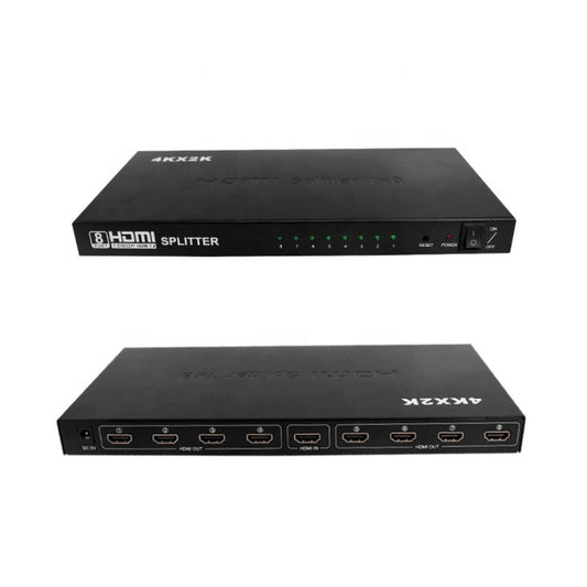1 x 8 4K x 2K 3840*2160/30HZ HDMI Splitter - Splitter by buy2fix | Online Shopping UK | buy2fix