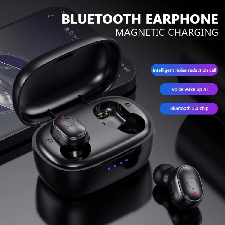 T&G TG911 Bluetooth V5.1 Sport Waterproof Mini Touch-Control Noise Cancelling Earphones(Blue) - Bluetooth Earphone by T&G | Online Shopping UK | buy2fix