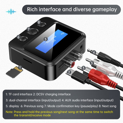 C39S Bluetooth Receiver Transmitter RCA Speaker to 3.5mm Wireless Audio Adapter - Audio Receiver Transmitter by buy2fix | Online Shopping UK | buy2fix