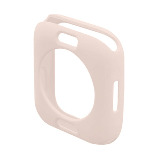 ENKAY Hat-Prince Protective TPU Watch Case + Full Coverage PET Screen Protector Film For Apple Watch Series 8 / 7 41mm(Pink) - Watch Cases by ENKAY | Online Shopping UK | buy2fix