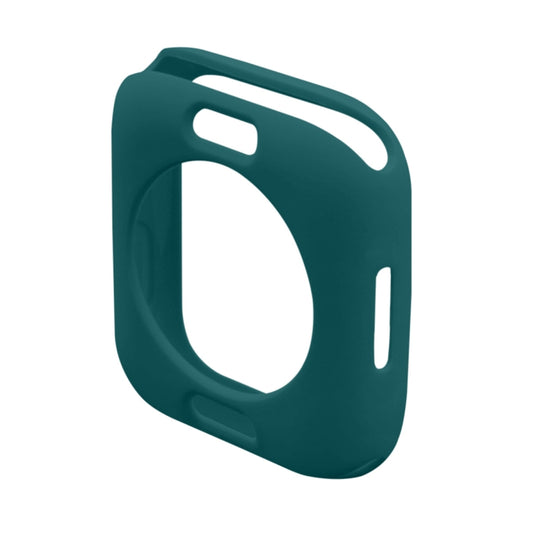 ENKAY Hat-Prince Protective TPU Watch Case + Full Coverage PET Screen Protector Film For Apple Watch Series 8 / 7 41mm(Dark Green) - Watch Cases by ENKAY | Online Shopping UK | buy2fix