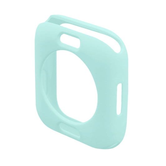 ENKAY Hat-Prince Protective TPU Watch Case + Full Coverage PET Screen Protector Film For Apple Watch Series 8 / 7 41mm(Light Blue) - Watch Cases by ENKAY | Online Shopping UK | buy2fix