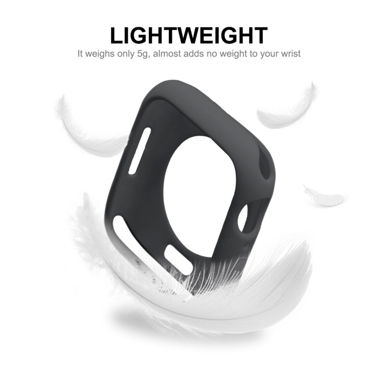 ENKAY Hat-Prince Protective TPU Watch Case + Full Coverage PET Screen Protector Film For Apple Watch Series 8 / 7 41mm(Black) - Watch Cases by ENKAY | Online Shopping UK | buy2fix