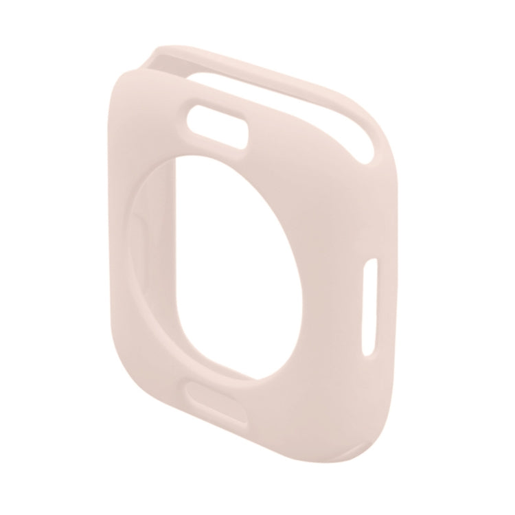 ENKAY Hat-Prince Protective TPU Watch Case + Full Coverage PET Screen Protector Film For Apple Watch Series 8 / 7 45mm(Pink) - Watch Cases by ENKAY | Online Shopping UK | buy2fix