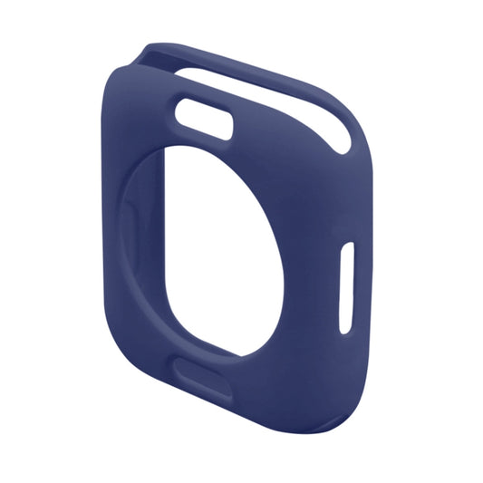 ENKAY Hat-Prince Protective TPU Watch Case + Full Coverage PET Screen Protector Film For Apple Watch Series 8 / 7 45mm(Dark Blue) - Watch Cases by ENKAY | Online Shopping UK | buy2fix
