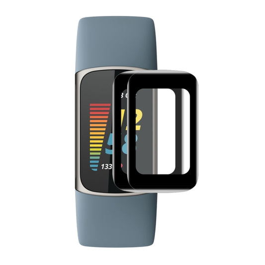 For Fitbit Charge 5 / Charge 6 2pcs ENKAY Hat-Prince 3D Curved Edge PC Edge PMMA HD Screen Film - Screen Protector by ENKAY | Online Shopping UK | buy2fix