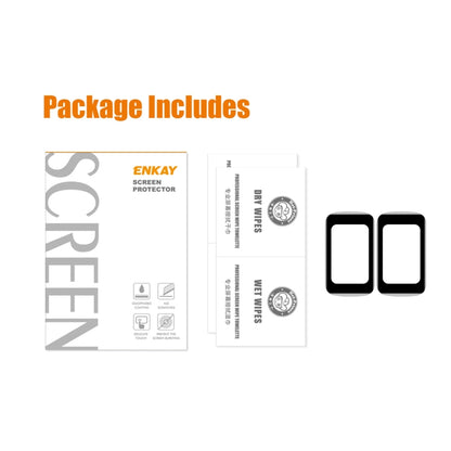 For Fitbit Charge 5 / Charge 6 2pcs ENKAY Hat-Prince 3D Curved Edge PC Edge PMMA HD Screen Film - Screen Protector by ENKAY | Online Shopping UK | buy2fix