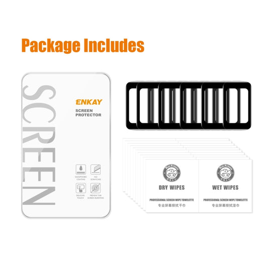 For Fitbit Charge 5 / Charge 6 10pcs ENKAY Hat-Prince 3D Curved Edge PC Edge PMMA HD Screen Film - Screen Protector by ENKAY | Online Shopping UK | buy2fix