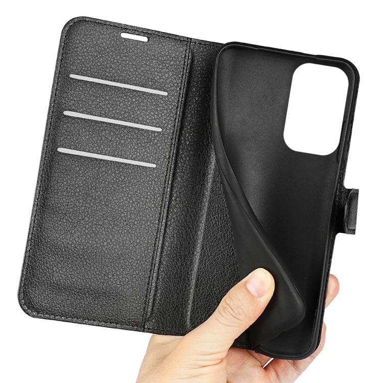 For Xiaomi Redmi Note 11 Litchi Texture Horizontal Flip Protective Case with Holder & Card Slots & Wallet(Black) by buy2fix
