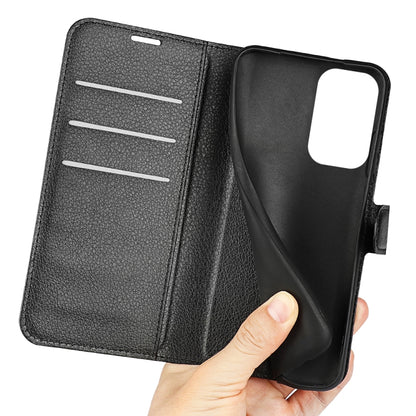 For Xiaomi Redmi Note 11 Litchi Texture Horizontal Flip Protective Case with Holder & Card Slots & Wallet(Black) by buy2fix