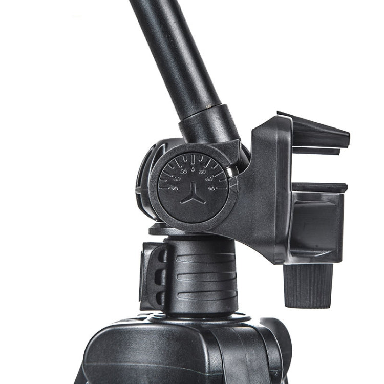 YUNTENG 6208 Aluminum Tripod Mount with Bluetooth Remote Control &  3-Way Head & Phone Clamp - Tripods by YUNTENG | Online Shopping UK | buy2fix