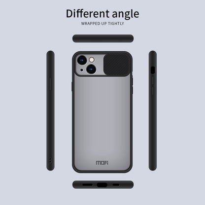For iPhone 13 MOFI Translucent Frosted PC + TPU Phone Case(Green) - iPhone 13 Cases by MOFI | Online Shopping UK | buy2fix