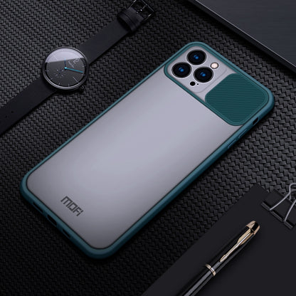 For iPhone 13 Pro Max MOFI Translucent Frosted PC + TPU Phone Case(Green) - iPhone 13 Cases by MOFI | Online Shopping UK | buy2fix