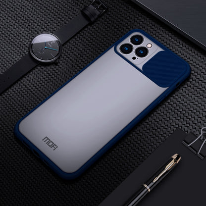 For iPhone 13 Pro Max MOFI Translucent Frosted PC + TPU Phone Case(Blue) - iPhone 13 Cases by MOFI | Online Shopping UK | buy2fix