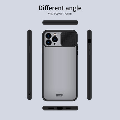For iPhone 13 Pro Max MOFI Translucent Frosted PC + TPU Phone Case(Blue) - iPhone 13 Cases by MOFI | Online Shopping UK | buy2fix