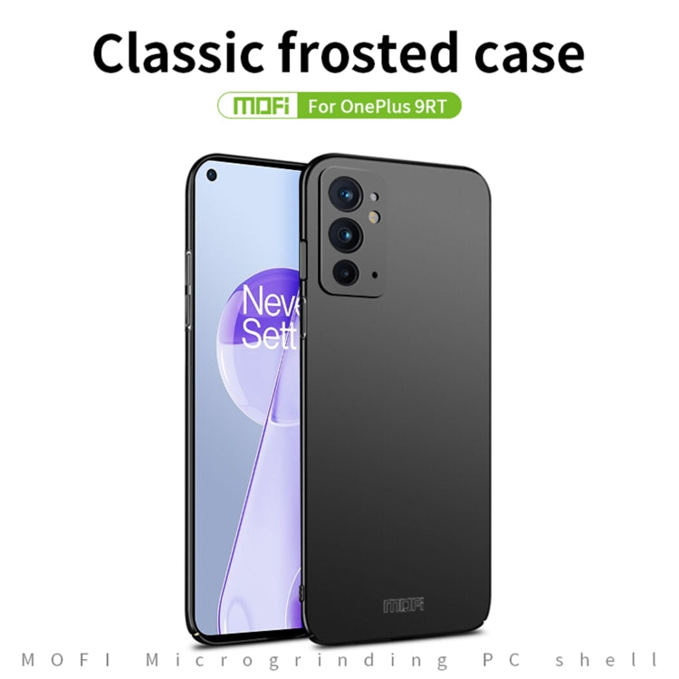 For OnePlus 9RT 5G MOFI Frosted PC Ultra-thin Hard Phone Case(Blue) - OnePlus Cases by MOFI | Online Shopping UK | buy2fix
