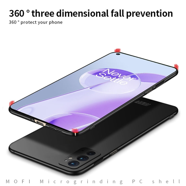 For OnePlus 9RT 5G MOFI Frosted PC Ultra-thin Hard Phone Case(Blue) - OnePlus Cases by MOFI | Online Shopping UK | buy2fix