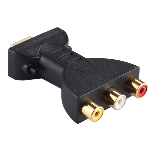Gold-plated HDMI Male to 3 RCA Video Audio Adapter AV Component Converter for DVD Projector - Converter by buy2fix | Online Shopping UK | buy2fix