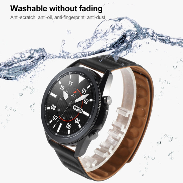 Silicone Magnetic Watch Band For Huawei Watch GT(Grey) by buy2fix