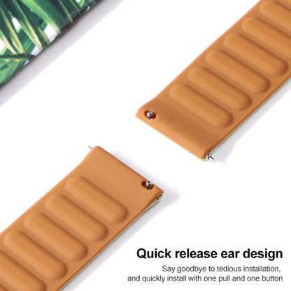 22mm Silicone Magnetic Watch Band For Huawei Watch GT2 Pro(Orange Yellow) by buy2fix