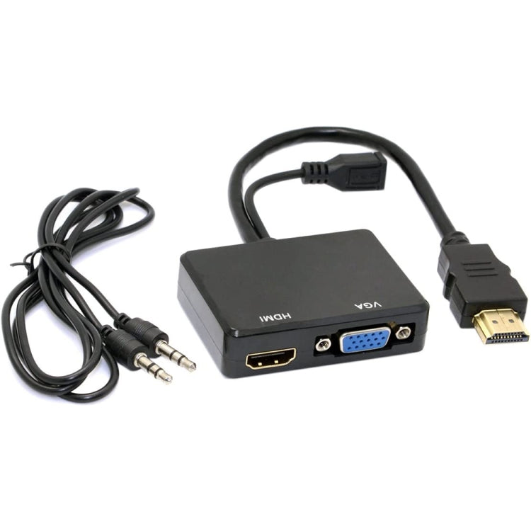 Multi-screen Display One-to-two HDMI to VGA Converter by buy2fix