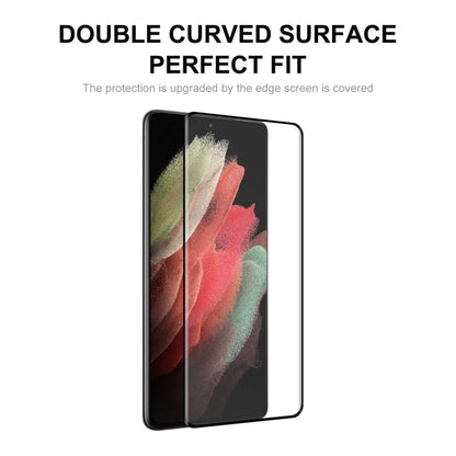 For Samsung Galaxy S21 Ultra 5pcs ENKAY 0.26mm 3D Curved Full Hot Bending Tempered Glass Film - Galaxy Tempered Glass by ENKAY | Online Shopping UK | buy2fix