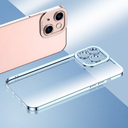 For iPhone 13 Electroplating TPU Phone Case(Blue) - iPhone 13 Cases by buy2fix | Online Shopping UK | buy2fix