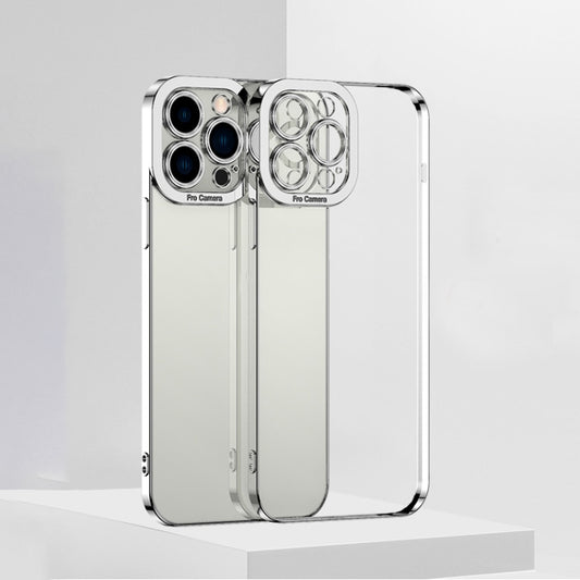For iPhone 13 Pro Max Electroplating TPU Phone Case (Silver) - iPhone 13 Pro Max Cases by buy2fix | Online Shopping UK | buy2fix