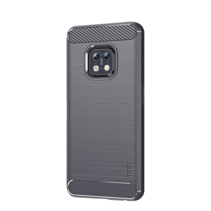 For Nokia XR20 MOFI Gentleness Series Brushed Texture Carbon Fiber Soft TPU Case(Gray) - Nokia Cases by MOFI | Online Shopping UK | buy2fix