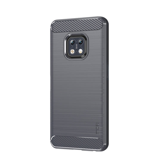For Nokia XR20 MOFI Gentleness Series Brushed Texture Carbon Fiber Soft TPU Case(Gray) - Nokia Cases by MOFI | Online Shopping UK | buy2fix