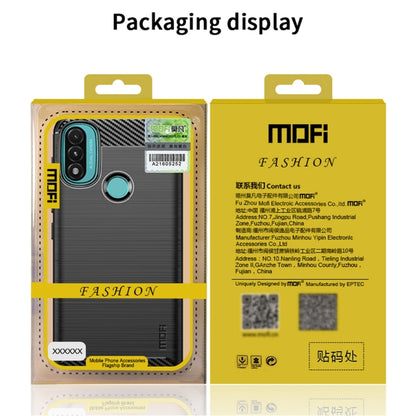 For Nokia XR20 MOFI Gentleness Series Brushed Texture Carbon Fiber Soft TPU Case(Gray) - Nokia Cases by MOFI | Online Shopping UK | buy2fix