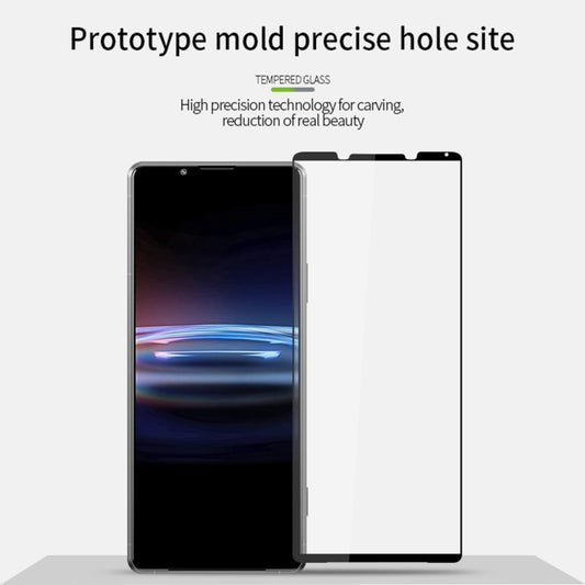 For Sony Xperia Pro-I PINWUYO 9H 2.5D Full Screen Tempered Glass Film(Black) - Sony Tempered Glass by PINWUYO | Online Shopping UK | buy2fix