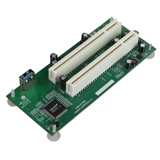 PCIe to Dual PCI Slot Adapter Card USB 3.0 Expansion Card - Add-on Cards by buy2fix | Online Shopping UK | buy2fix